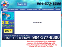 Tablet Screenshot of coastalpoolcare.net